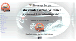 Desktop Screenshot of fahrschule-hoyerswerda-wimmer.de